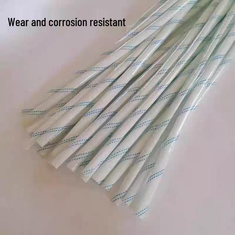 High-Temperature Resistant 10mm Yellow Wax Fiberglass Insulating Sheath for Motors