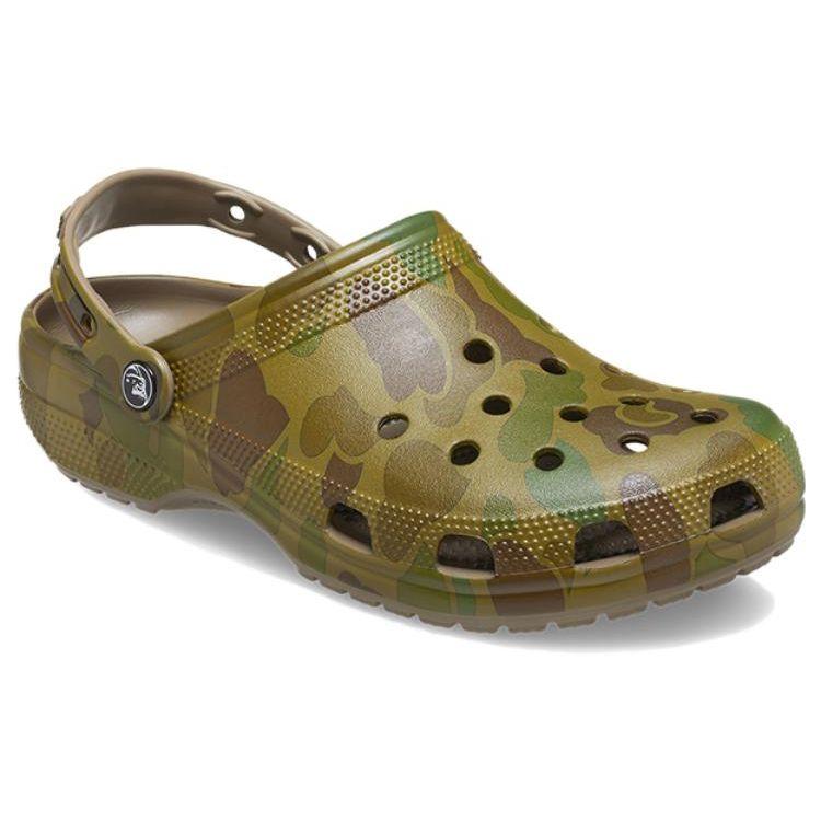 XLARGE x Crocs Classic Clog Green Camo Unisex Sneakers Desert-Camo 208878-960