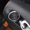 Black Carbon Fiber Door Panel Air Outlet Vent Trim Cover For Nissan 350Z 2003-06