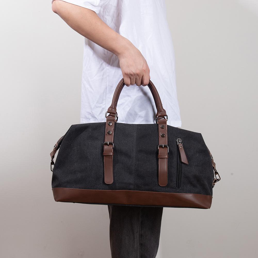 Новая дорожная сумка большой вместимости для отдыха на открытом воздухе для мужчин и женщин, холщовая наплечная ручная дорожная сумка