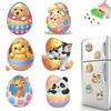 6Pcs Easter Gnome Diamond Painting Refrigerator Magnet Diamond Painting Fridge Magnet DIY Fridge Stickers for Adults Beginners