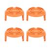 4Pcs Lawn Mower Grass Trimmer Spool Covers Accessory Replacement for Worx WA0010- Strimmer