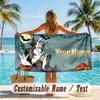 Custom Text Beach Towel, Soft Absorbent Swimming Multi-use TowelCasper the Friendly Ghost