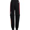 Подростковые вязаные спортивные штаны Adidas Черный/Светло-алый HC2725