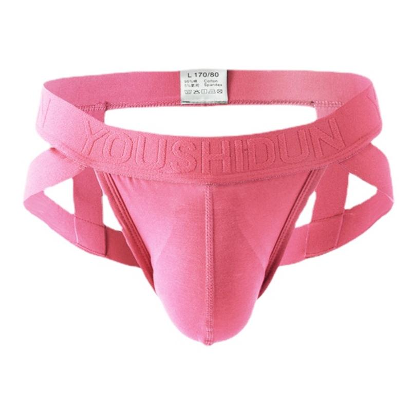 Мужские хлопковые трусы нижнее белье сексуальные стринги-брифы