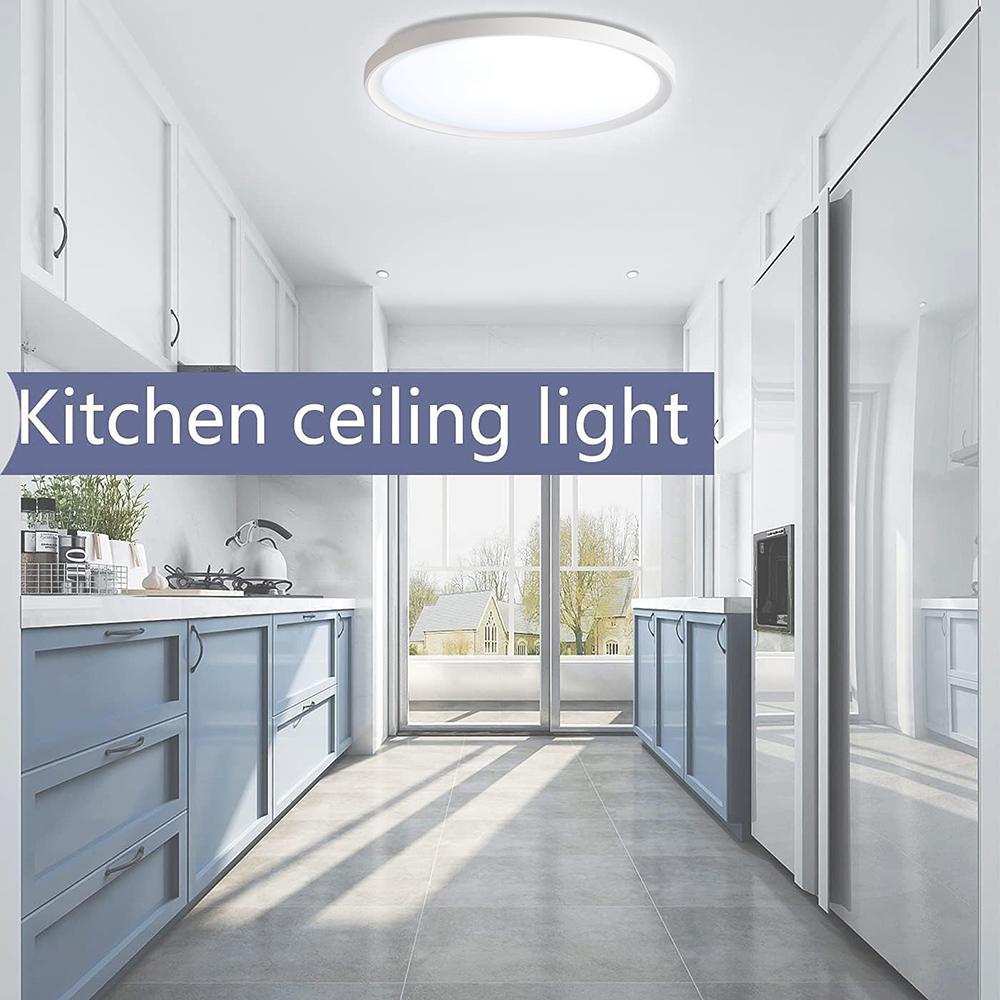 15-дюймовый большой потолочный светильник, 36 Вт, современный круглый светильник, белый потолок