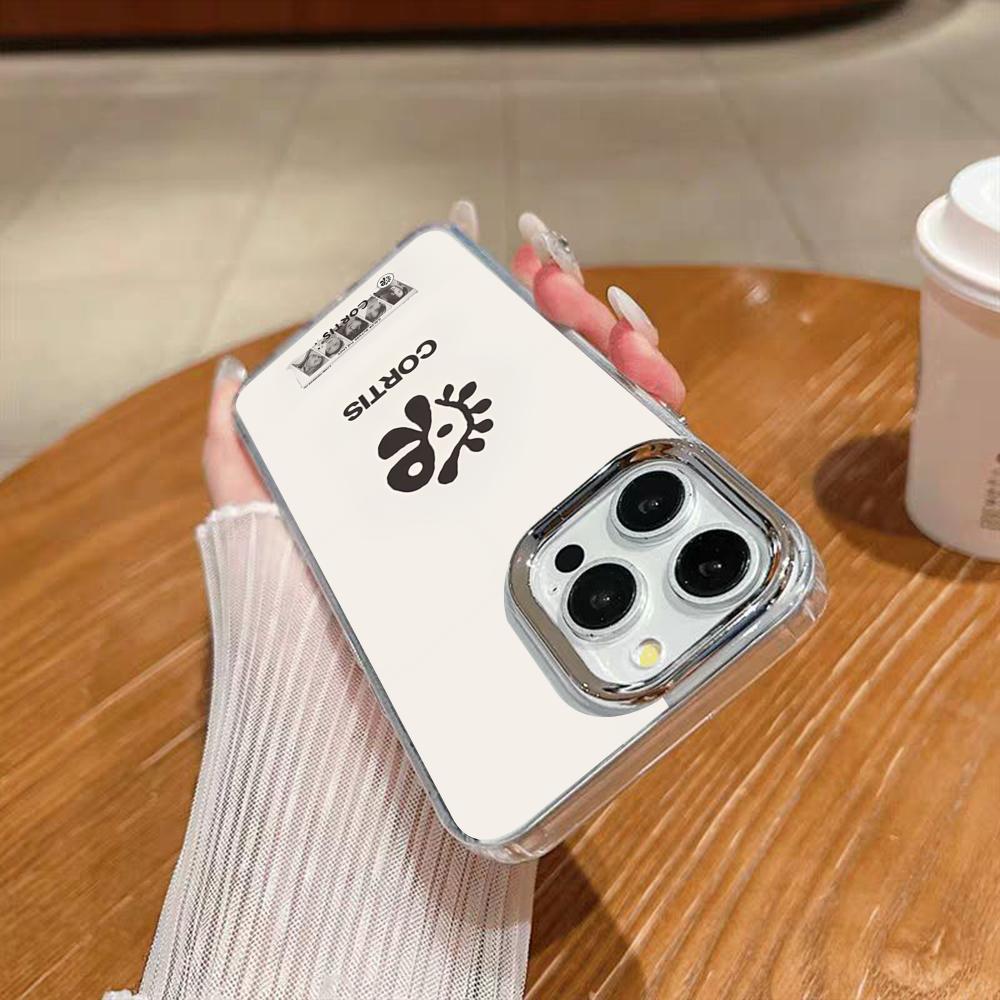 Чехол для телефона Kpop Music C-CORTIS для iPhone 17 16 15 14 13 12 11 Pro Max Xr Air Plus Силиконовый чехол Серебристый чехол с жесткой оболочкой