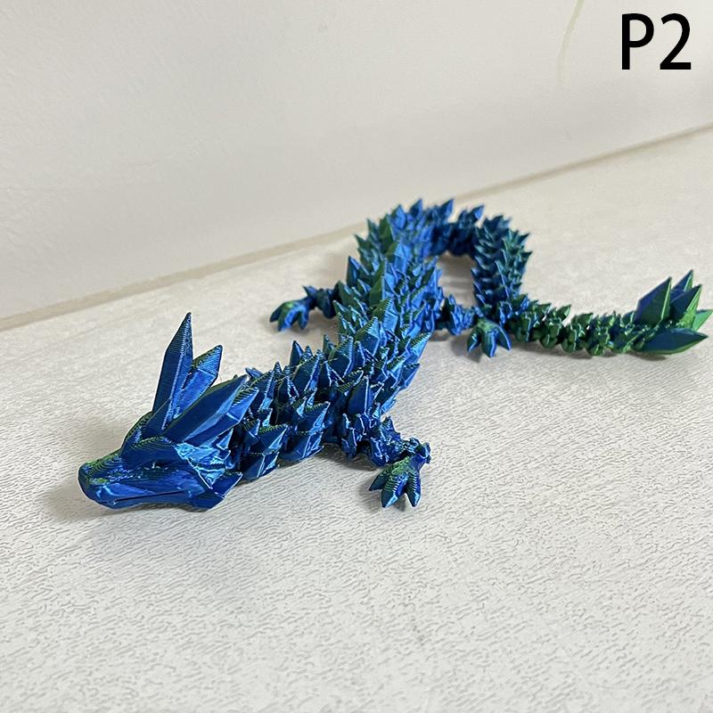 3D-печатная игрушка-дракон из драгоценных камней, вращающееся шарнирное яйцо дракона, идеальный подарок для детей с СДВГ, идеально подходит для дней рождения