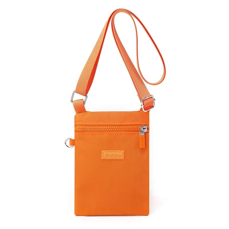 Canvas  and Mini Nylon Phone Zero Version Mobile Sweet Korean Bag Neck Versatile Fresh Shoulder Girl Bag Cross-body Purse