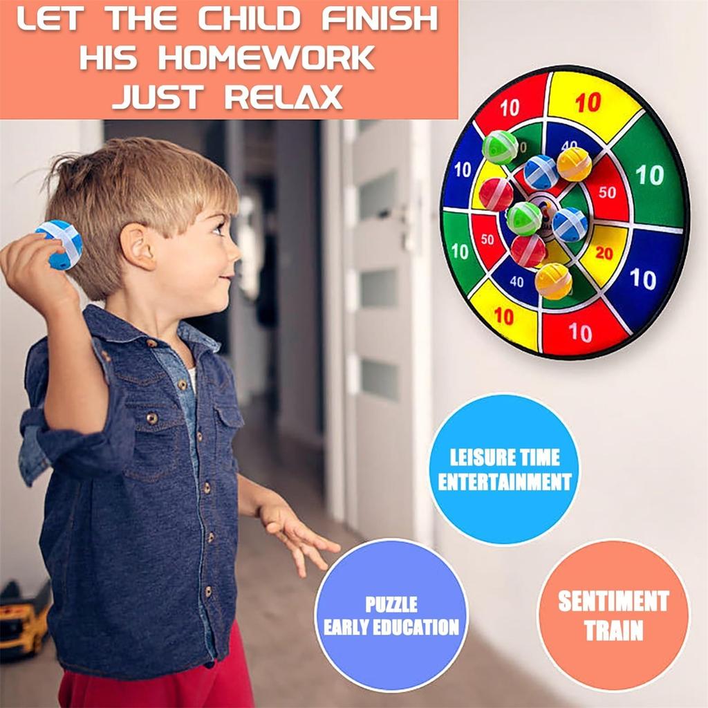 8 мячей для детей, липкий мяч, доски для дротиков, мяч-мишень, детские игрушки, набор для спорта в помещении, игра в мяч-присоску, семейная спортивная вечеринка