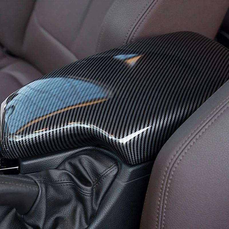 Накладка на подлокотник центральной консоли в стиле углеродного волокна, подходит для BMW 3 3GT 4 серии F30 F31 F34 F32 F36 F34 2013-