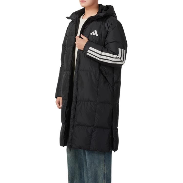 adidas LONG DOWN JKT Asia Sizing 'Black' Men's JG3840