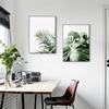 Абстрактное зеленое растение, природа, холст, живопись, скандинавское настенное искусство, листья, постеры, принты, цитаты, картинки для гостиной, домашний декор