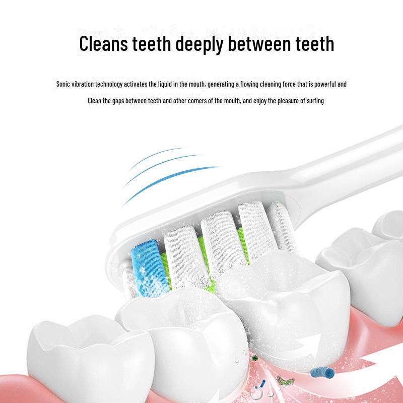 AFT Copper-Free Electric Toothbrush Head, Compatible with Philips HX3/6/9 Models, Metal-Free