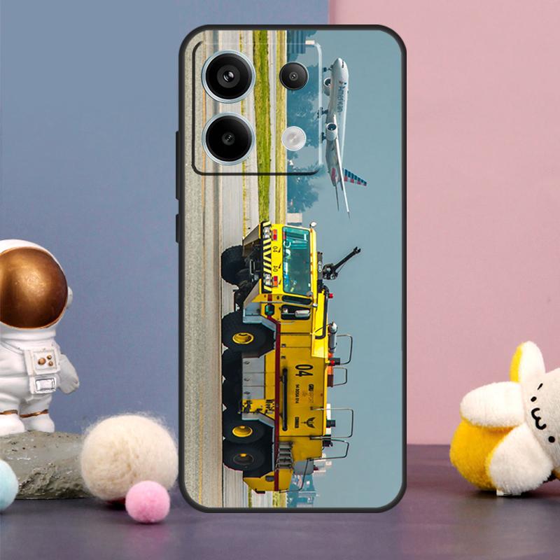 Fire Truck Case For Xiaomi Redmi Note 15 Pro Plus 10 11 12 13 14 Pro Redmi 15 15C 14C 10C 12C 13C Cover