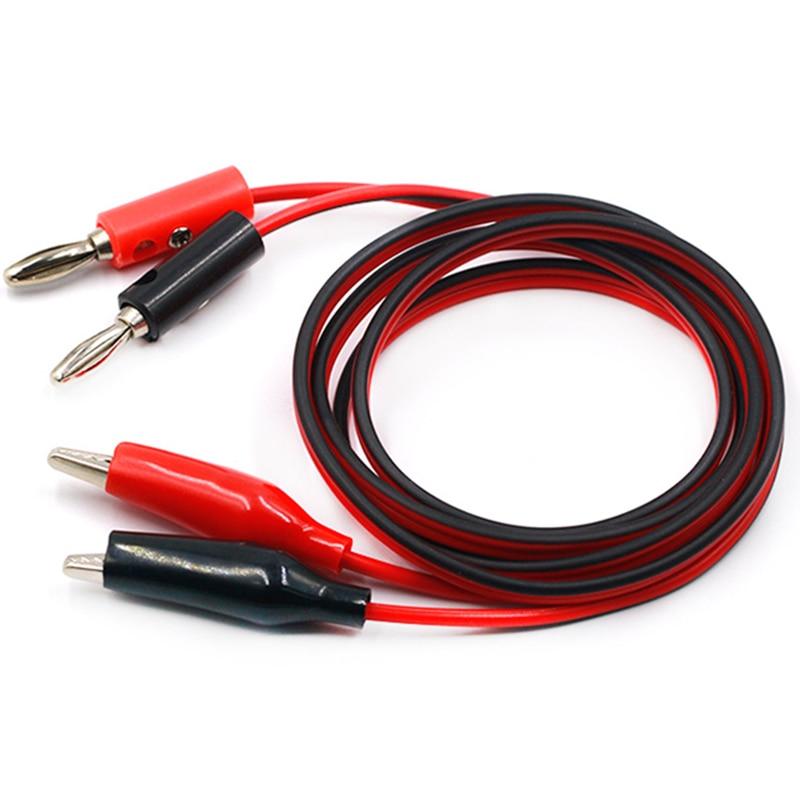 4 мм штекер типа «банан» двойной кабель с зажимами типа «крокодил» удлинитель шнура разъем тестовый провод зонд для электрического тестирования своими руками