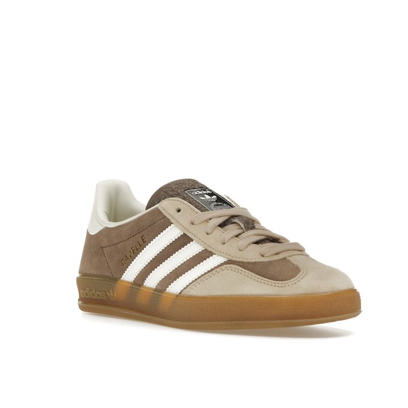 Adidas Gazelle Indoor Earth Strata Unisex Sneakers Brown Cloud-White Magic-Beige IF9646