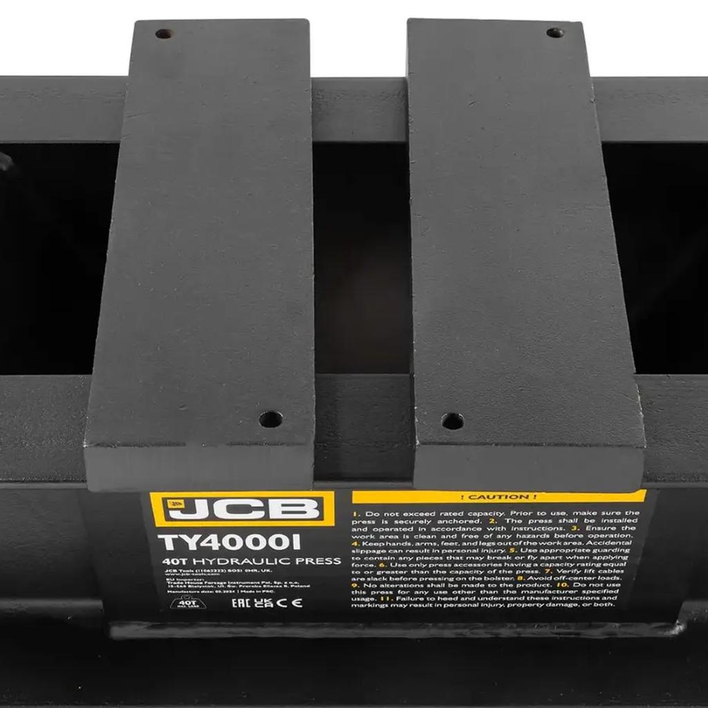 JCB 40T Hydraulic Workshop Floor Press with Pressure Gauge