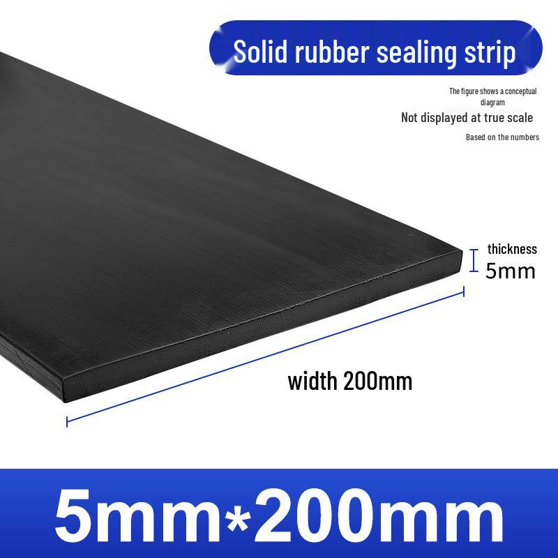 Nitrile Rubber Strip: Oil & Pressure-Resistant Shock Absorbing Glass Pad for Sealing & Joint Support