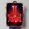 A-Atari Posters Classic Game Metal Signs Wall Decor Custom Tinplate Plaques for Gamers Gaming Room Decoration Art Mural Man Cave