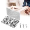 120Pieces Multipurpose White Trusses Head Screws Tapping for Quick Easy Installation Designs On Wall and Cabinet