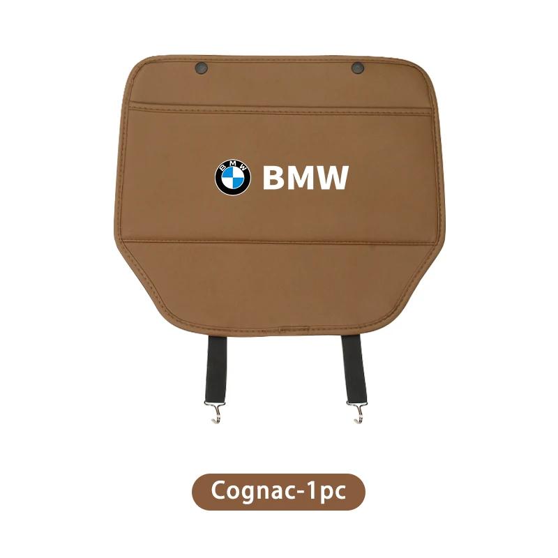 Car Sticker 2025 Hot Car Seat Back Protection Anti-Kick Pad Rear Seat Organizer Storage Bag For BMW M3 M4 X1 X3 X5 X7 E39 E46 E6