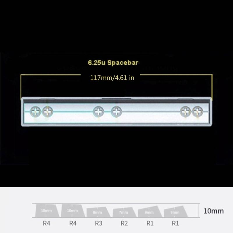 Полупрозрачные кейкапы 64/74 клавиши с боковой печатью «Паутина», просвечивающие при подсветке, для клавиатур 60 61 63 64 65 67 68