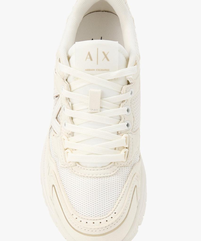 Armani Exchange Women'S Mesh Panel Chunky Sneakers _Off White_A426175502