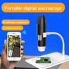 Цифровой микроскоп Wi-Fi USB со светодиодной подсветкой, портативный, широкая совместимость, 1000-кратное беспроводное увеличение, эндоскоп для Windows/Android