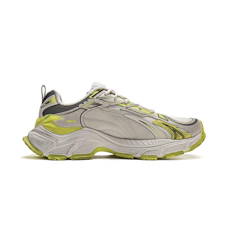 Li-Ning Ретро Универсальные Модные Классические Амортизация Нескользящие Износостойкие Дышащие Поддержка Отскок Повседневная Обувь Мужские кроссовки AGLW005-5