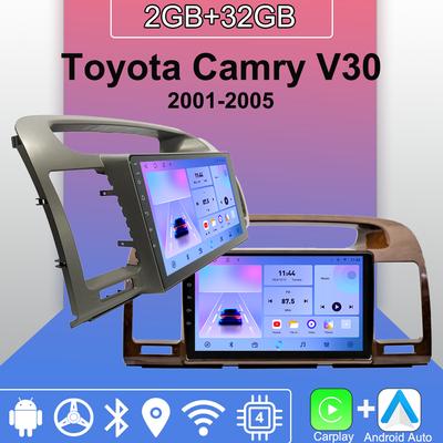 Android Carplay автомобильное радио для Toyota Camry V30 2001-2005 мультимедийный проигрыватель головное устройство стерео GPS навигация BT WIFI 2+32 ГБ