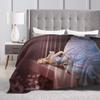 W-Wicked 2 Musical Movie Glinda Elphaba Blanket  Soft Warm Print Plush Throw Blanket Bedroom Flannel Bedspread Bed Cover