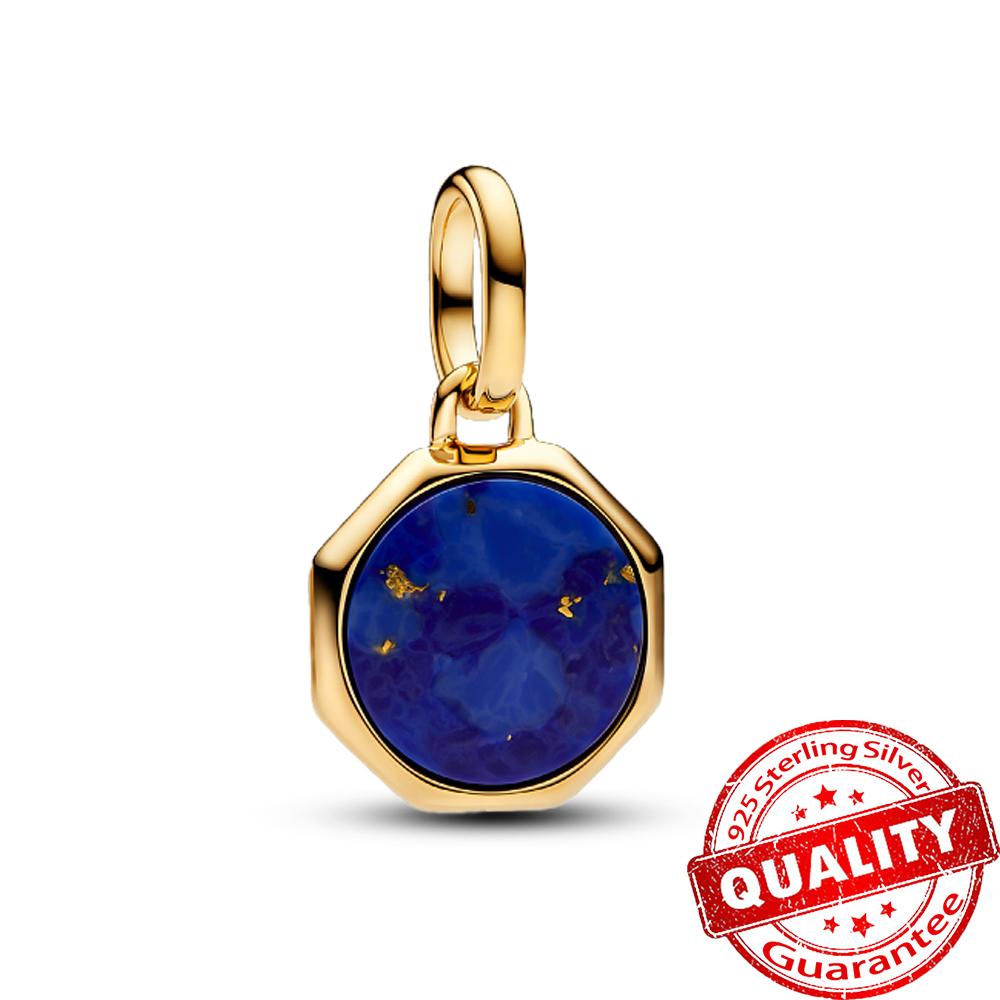 Классическое золотое проволочное сердце и сверкающий циркон из стерлингового серебра 925 пробы, подвеска-шарм "Ангел" для DIY-женского браслета, аксессуары для кулона