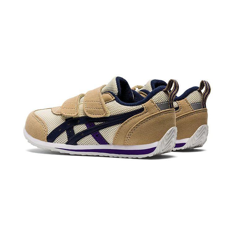 Asics Idaho Mini 4 Удобные Универсальные Низкие Детские Кроссовки для Бега Детские Кроссовки для Бега Коричневый Синий 1144A236-200