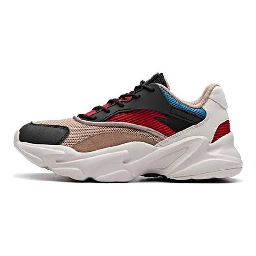 Anta Lifestyle Series Retro универсальные нескользящие износостойкие низкие папины туфли мужские кроссовки льняно-серые 11848883-3
