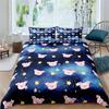 Cartoon Lovely Pig Duvet Cover Kawaii Animals Bedding Collection King Microfiber Farmhouse Wildlife Theme Comforter Cover Pillowcases
