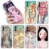 Shintaro Kago Horror Cartoon Phone Case For Xiaomi POCO F2 F3 M2 M3 M4 X3 X4 Pro NFC F4 GT 5G F1 X2 C3 C31 C40 M5S Black Cover