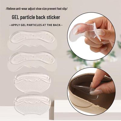ГЕЛЕВЫЕ наклейки на пятку: Мягкая, износостойкая, противоскользящая, невидимая подушечка с массажем и амортизацией для туфель на высоком каблуке.