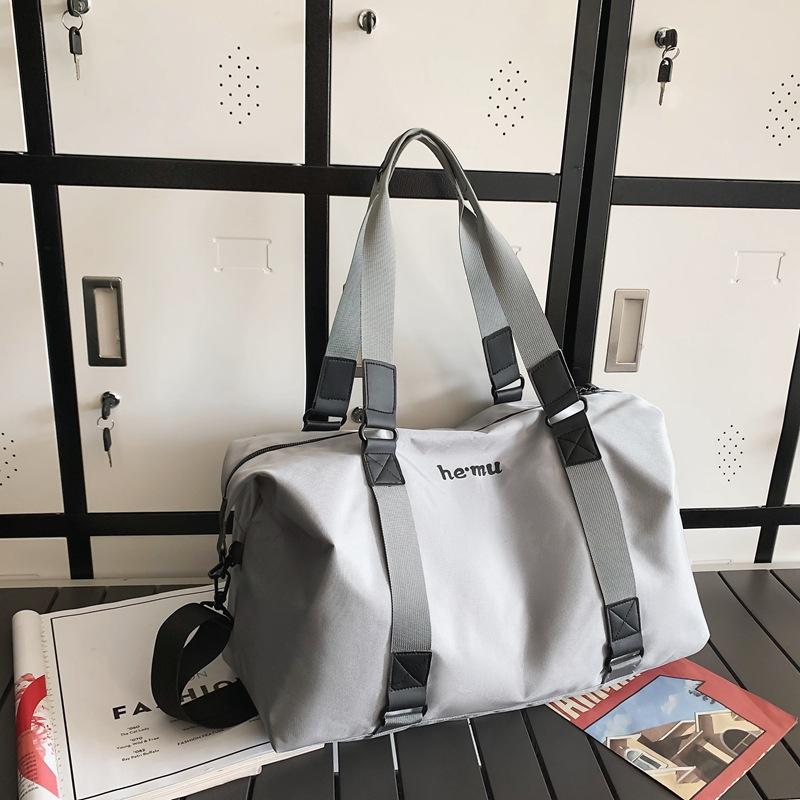 Travel bag Light business trip luggage Large capacity short trip messenger bag Leisure sports fitness bag Women