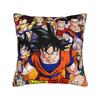 Goku Dragon Ball  Square Pillow Case Anime Manga Cushion Cover Vintage Zipper Decorative Pillowcase for Home 45x45cm