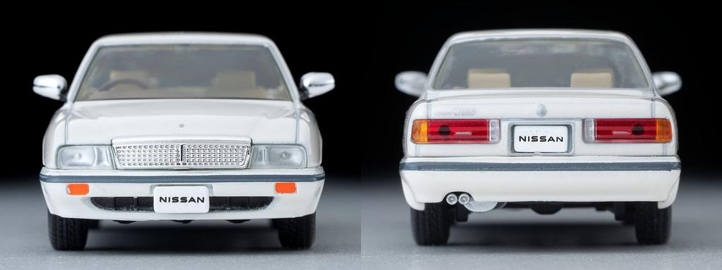 Tomica Limited Vintage Neo Japanese Car Era 17 Nissan Cedric Cima Type II Limited Kazue Ito Specification White Finished Product 321415 1/64 LV-N
