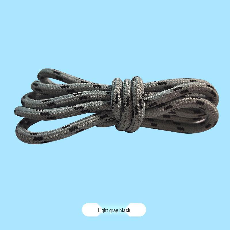 Round Non-Slip Durable Shoelaces for Martin Boots - Vertical Stripes for Outdoor Shoes