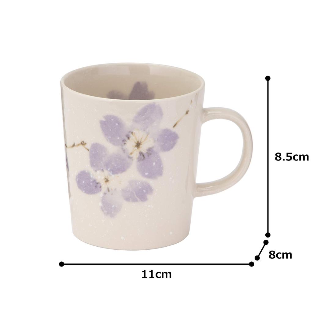 Кружка Mino Ware Light Ware Miyama Sakura фиолетовая K80031