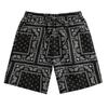 Men Shorts Drawstring Waist Casual Printed Regular Style Shorts with Pockets Wide Leg Outdoor Shorts