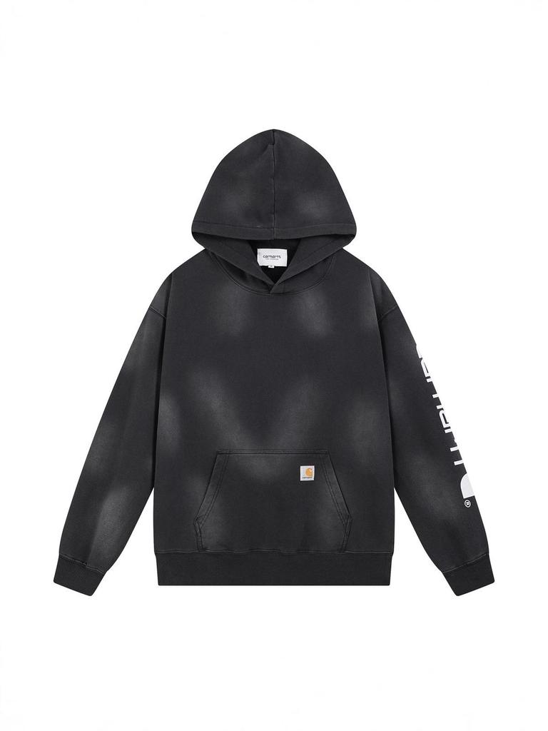 Классическая унисекс толстовка Carhartt с принтом Кирина на рукаве