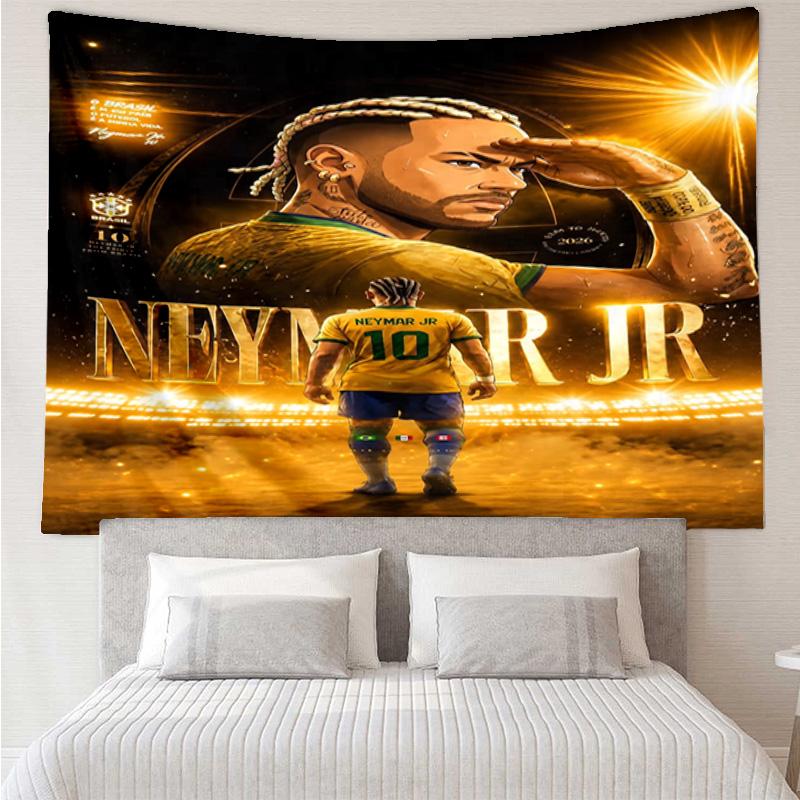 Neymar Celebration Tapestry Hanging for Bedroom,Livingroom, Playroom,Decor Art Room Wall Tapestry Holiday and Birthday Gifts