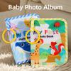 Альбом Baby Po Первый год Baby Po Книга Рост Дети Альбомы Гости на Baby Shower DIY Фотоальбом с Записью Семьи