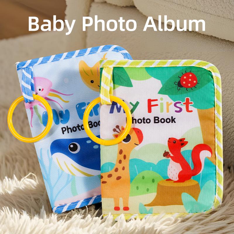 Альбом Baby Po Первый год Baby Po Книга Рост Дети Альбомы Гости на Baby Shower DIY Фотоальбом с Записью Семьи