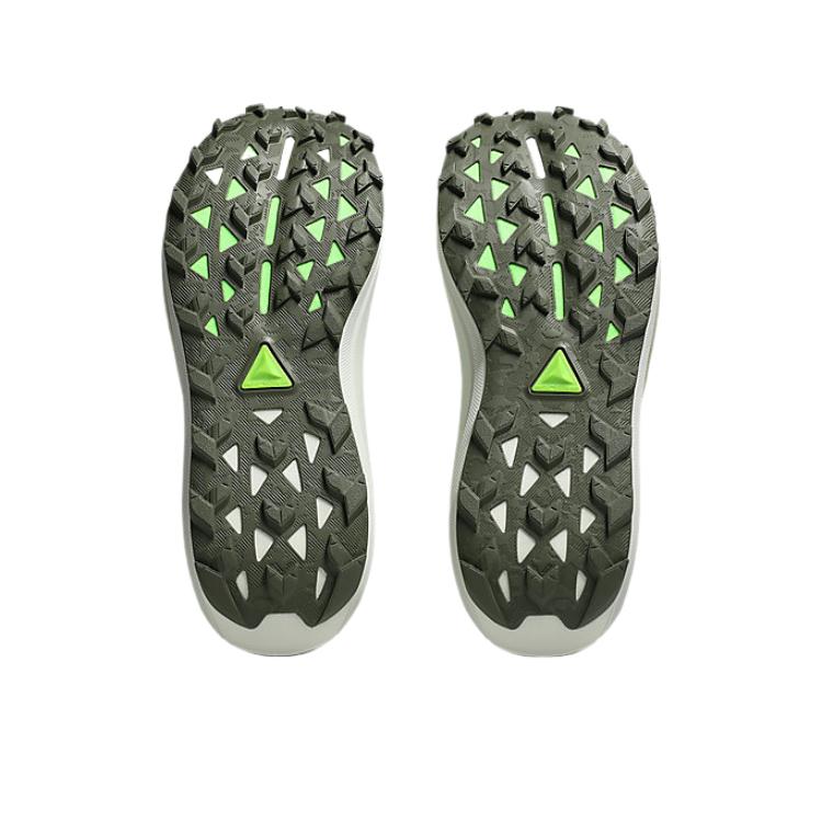 Asics Gel-Trabuco 13 Стильные Минималистичные Трендовые Низкие Кроссовки для Бега Мужские Кроссовки для Бега Зеленые 1011B973-300