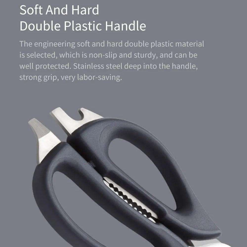 Xiaomi Ножницы Huohou, кухонные острые наборы из нержавеющей стали, нескользящий набор инструментов, ножницы для фруктов, мяса, ножницы для обрезки